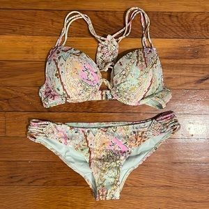 Victoria’s Secret macramé push up bikini set
